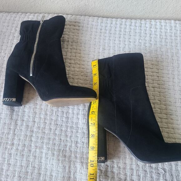Michael Kors Dolores Bootie in Black Suede Women's Size 8.5 - Picture 9 of 16